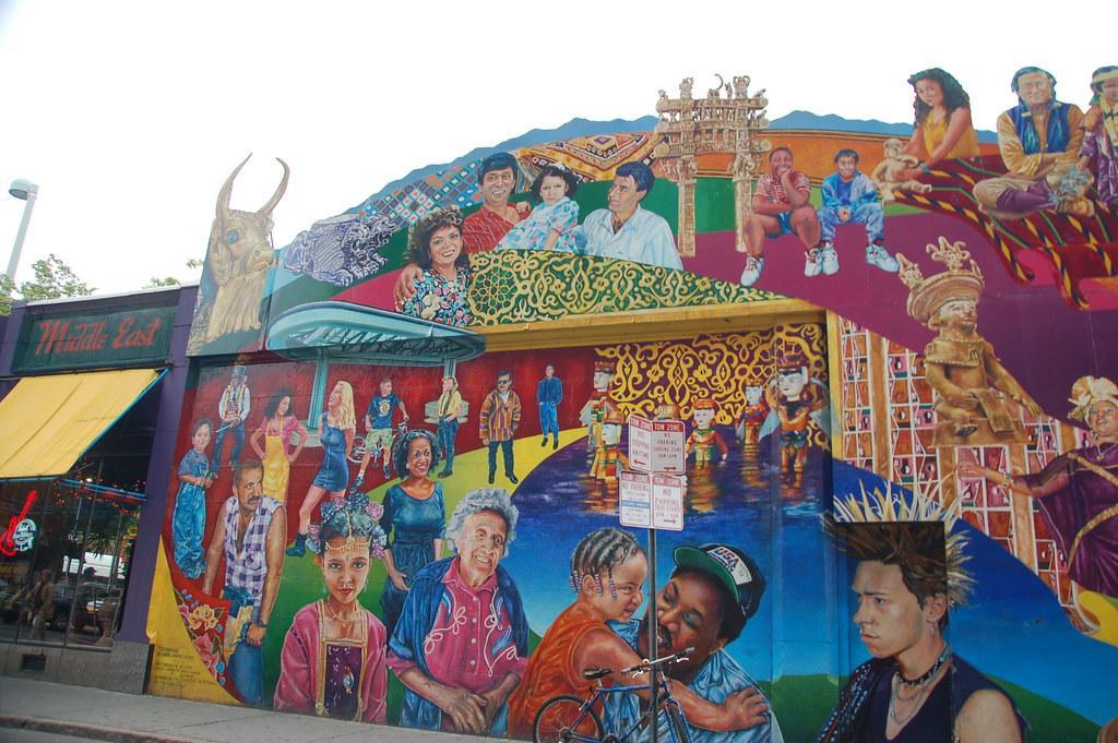 A Mural On the Central Square Food And Mural Arts Tour.